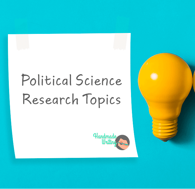 Political science research topics